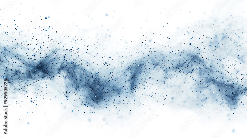 A blue line with many small dots on it. The line is very long and it looks like it is moving A blue line with many small dots on it. The line is very long and it looks like it is moving