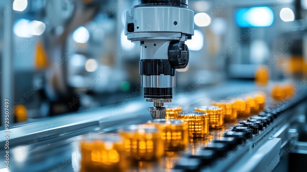 Close-up of a robotic gripper handling delicate materials, highlighting the precision and adaptability of automated systems. Close-up of a robotic gripper handling delicate materials, highlighting the precision and adaptability of automated systems.