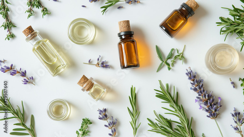 spa still life with oils