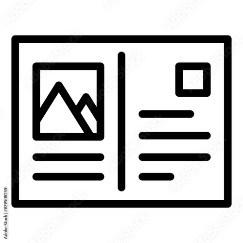 postcard icon