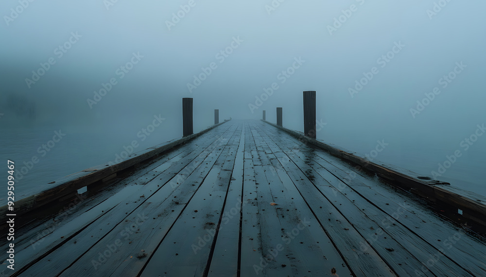 Fototapeta premium rainy day scene wallpaper