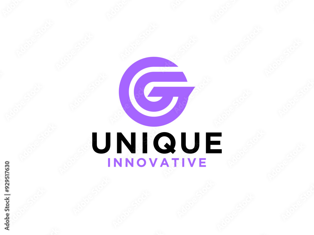Initial Letter G Logo. Circle Shape Origami Style isolated on White Background. Usable for Business and Branding Logos. Initial Letter G Logo. Circle Shape Origami Style isolated on White Background. Usable for Business and Branding Logos.