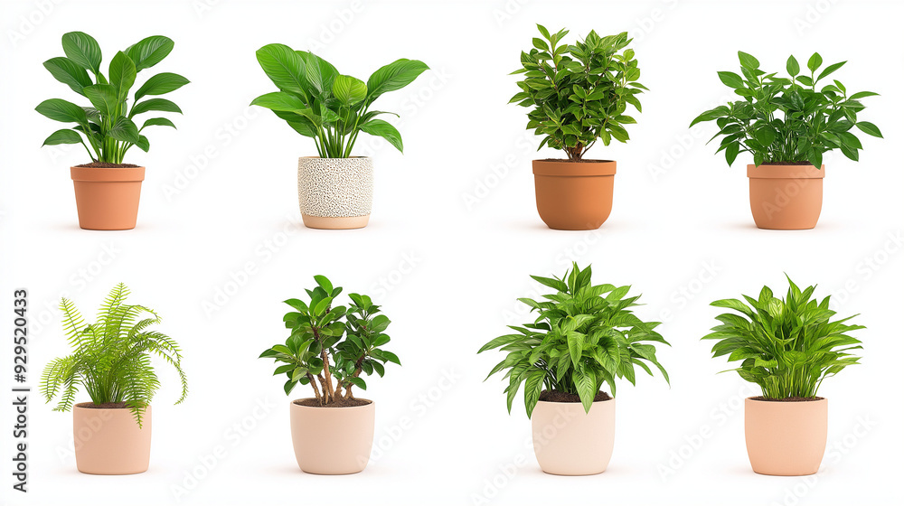 Houseplants , A collection of houseplants in various pots, with vibrant greens and subtle earth tones, softly blending into the background. Houseplants , A collection of houseplants in various pots, with vibrant greens and subtle earth tones, softly blending into the background.