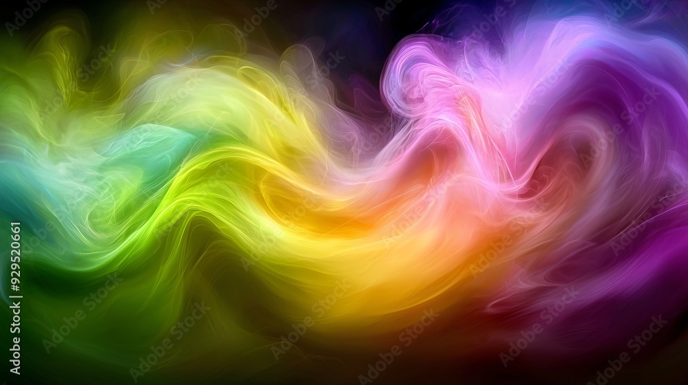 Fototapeta premium Abstract Swirling Colors