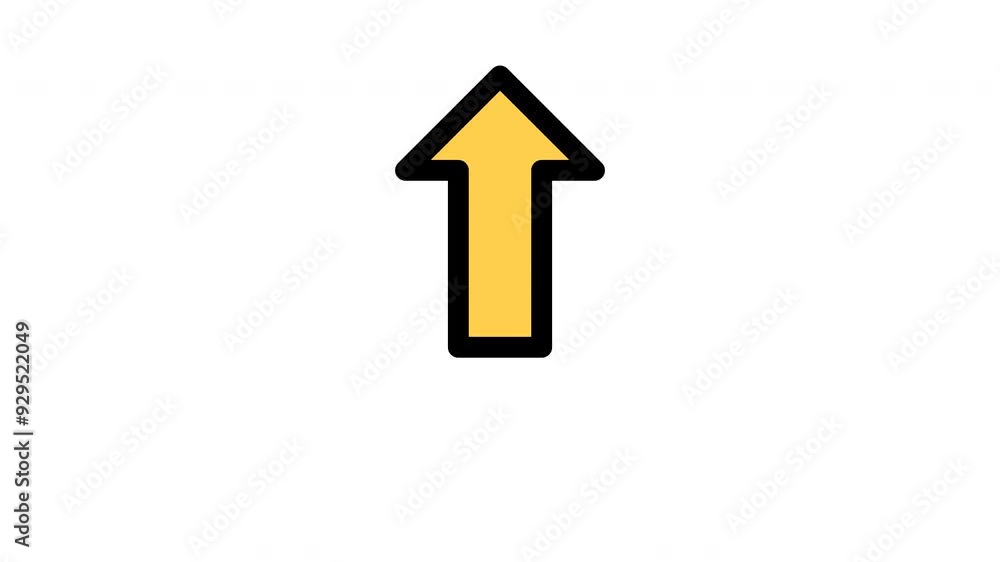 Animated up filled line icon on transparent background, arrow animation, 4k video motion graphic with alpha channel, use for web design, mobile apps, ui design Animated up filled line icon on transparent background, arrow animation, 4k video motion graphic with alpha channel, use for web design, mobile apps, ui design