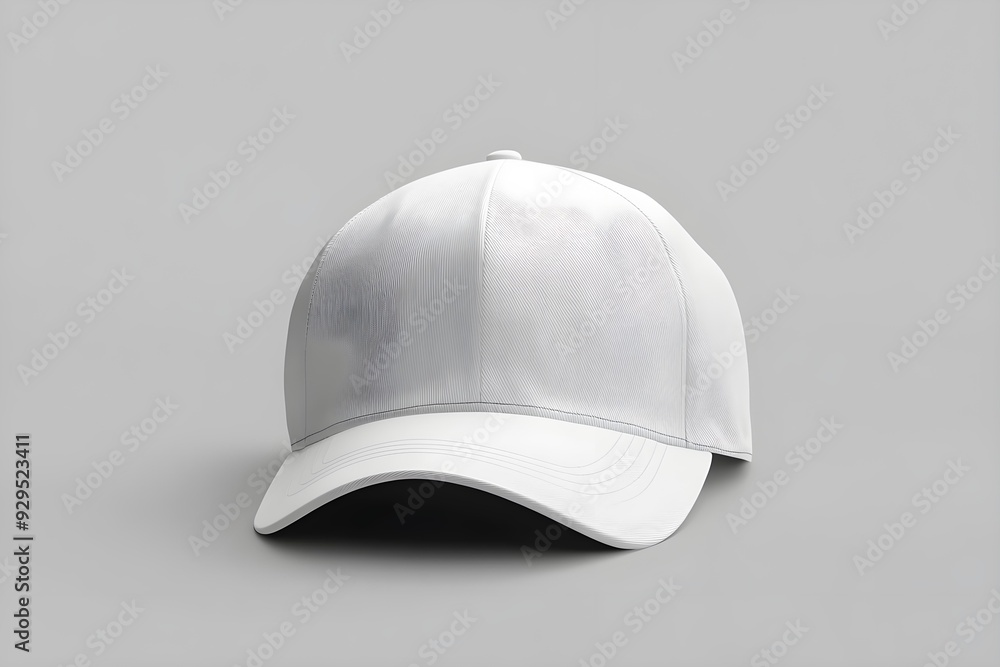 White Cap Front View Mockup White Cap Front View Mockup