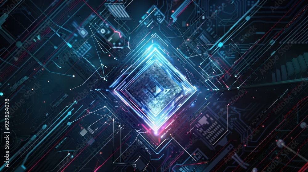 Abstract Digital Technology Background Abstract Digital Technology Background