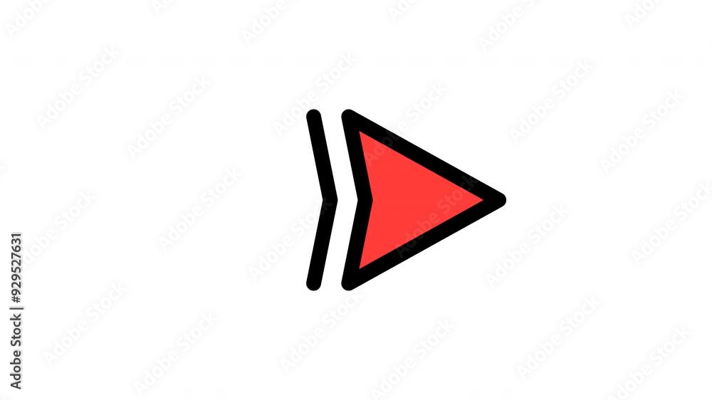 Animated right filled line icon on transparent background, arrow animation, 4k video motion graphic with alpha channel, use for web design, mobile apps, ui design Animated right filled line icon on transparent background, arrow animation, 4k video motion graphic with alpha channel, use for web design, mobile apps, ui design