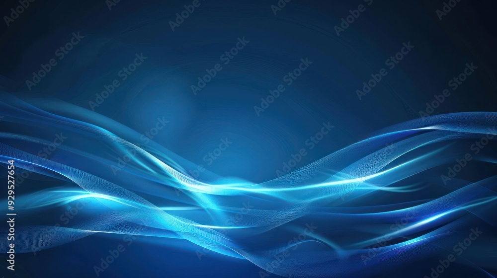 Abstract Blue Waves Background Abstract Blue Waves Background