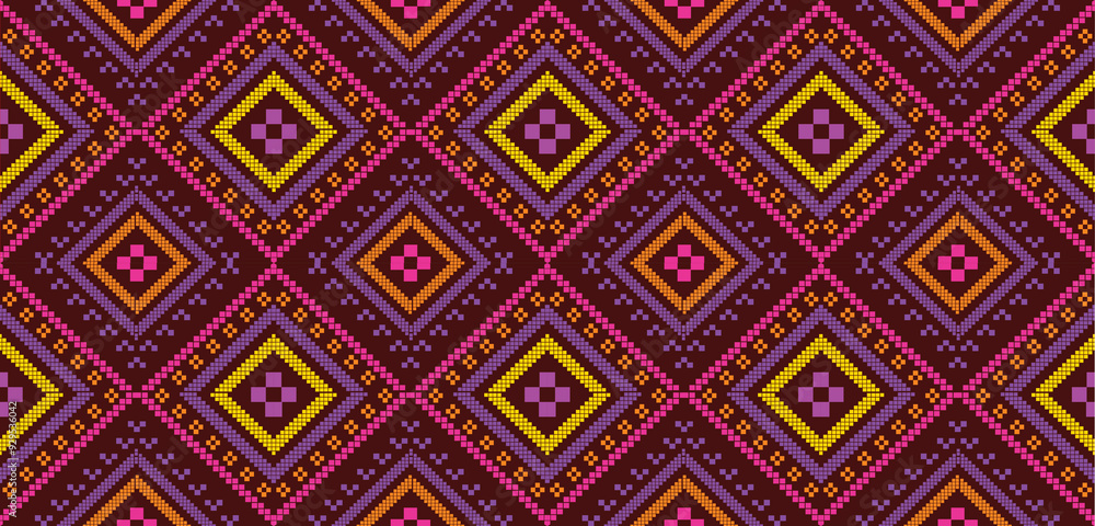 Ikat pattern, Ikat chevron, Paisley pattern, Vector element, Abstract Vector, Batik, fabric embroidery, Ethnic pattern, Ogee, Geometric ethnic, Seamless textile, native american, Background printing. Ikat pattern, Ikat chevron, Paisley pattern, Vector element, Abstract Vector, Batik, fabric embroidery, Ethnic pattern, Ogee, Geometric ethnic, Seamless textile, native american, Background printing.