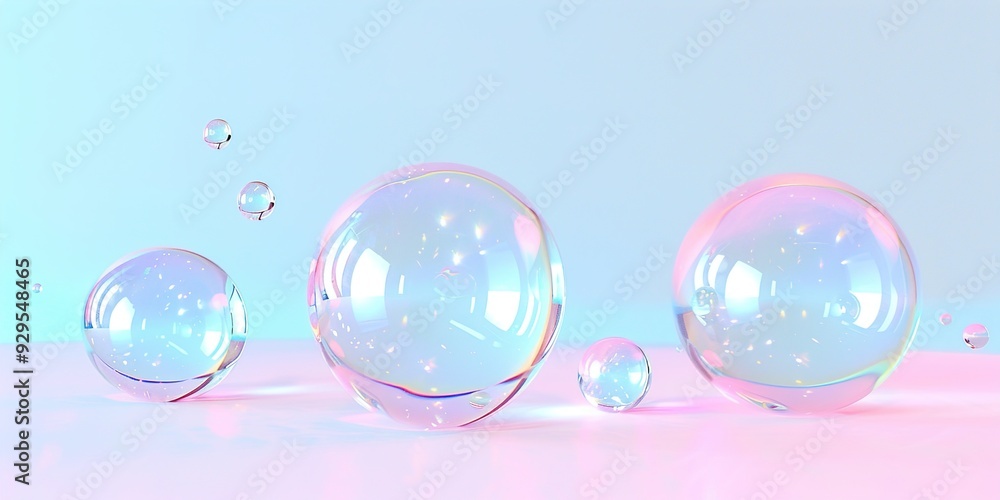 soap bubbles on a pink background soap bubbles on a pink background