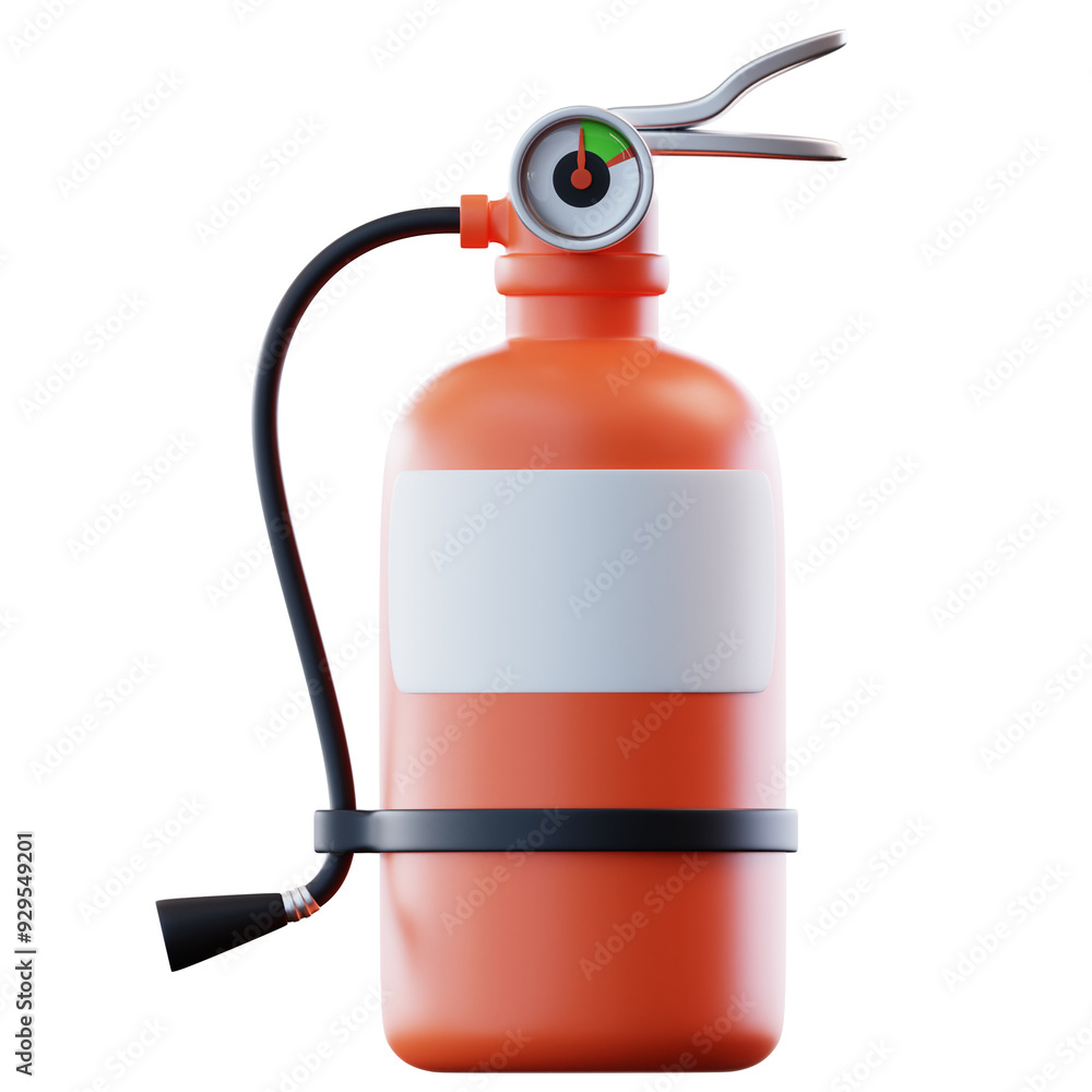 Obraz premium 3D Illustration Fire Extinguisher