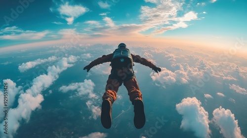Obraz na płótnie Sky diving extreme sport 