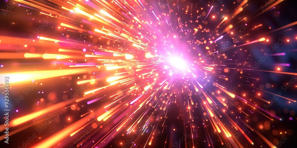 explosion of light explosion of light