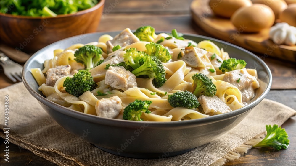 CreamyChickenBroccoliAlfredo CreamyChickenBroccoliAlfredo