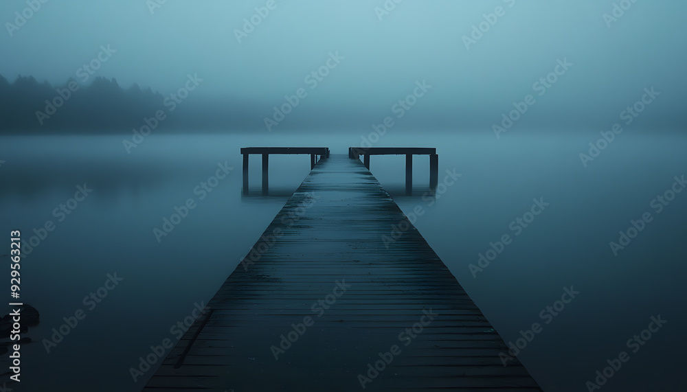 Fototapeta premium rainy day scene wallpaper