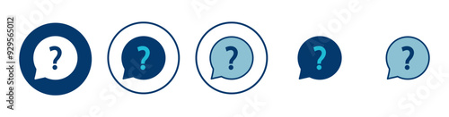 Question Icon vector isolated on white background. Question mark sign. help icon. Faq