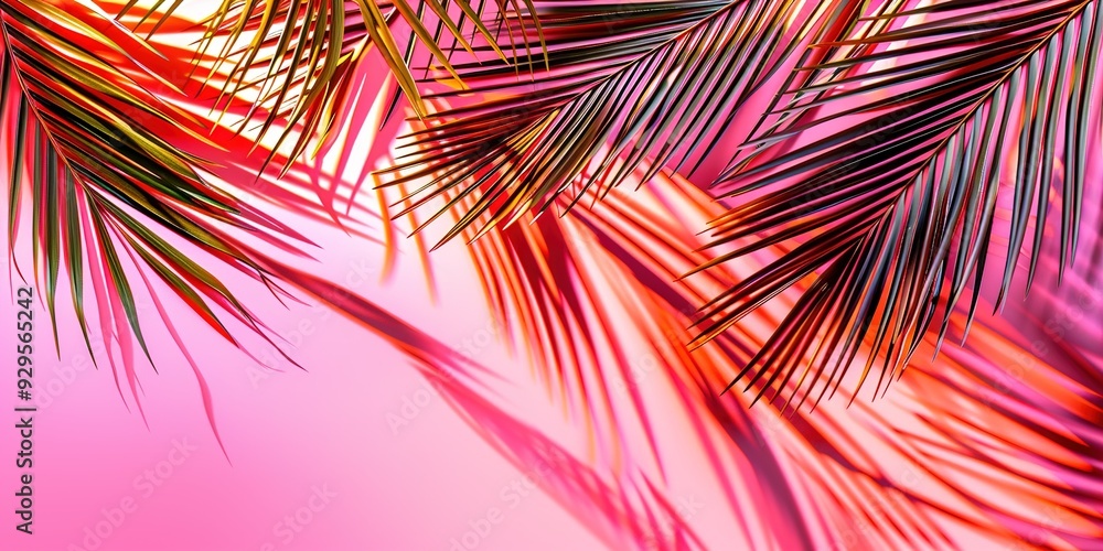 Obraz premium palm tree leaves