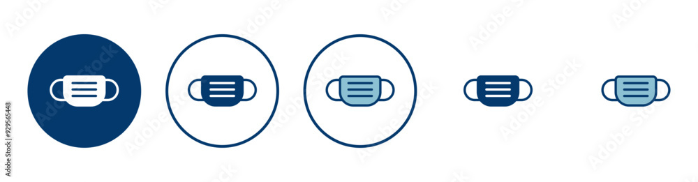 Mask icon vector isolated on white background. Man face with mask icon. Safety breathing masks. Industrial safety N95 mask. Medical mask vector icon. Mask icon vector isolated on white background. Man face with mask icon. Safety breathing masks. Industrial safety N95 mask. Medical mask vector icon.