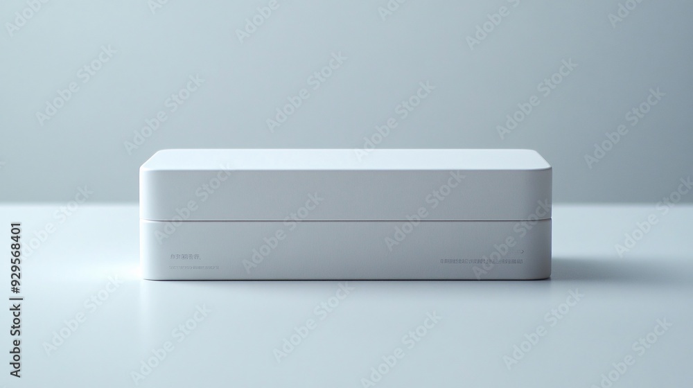 A minimalist product package with a clean, modern design. The package ...