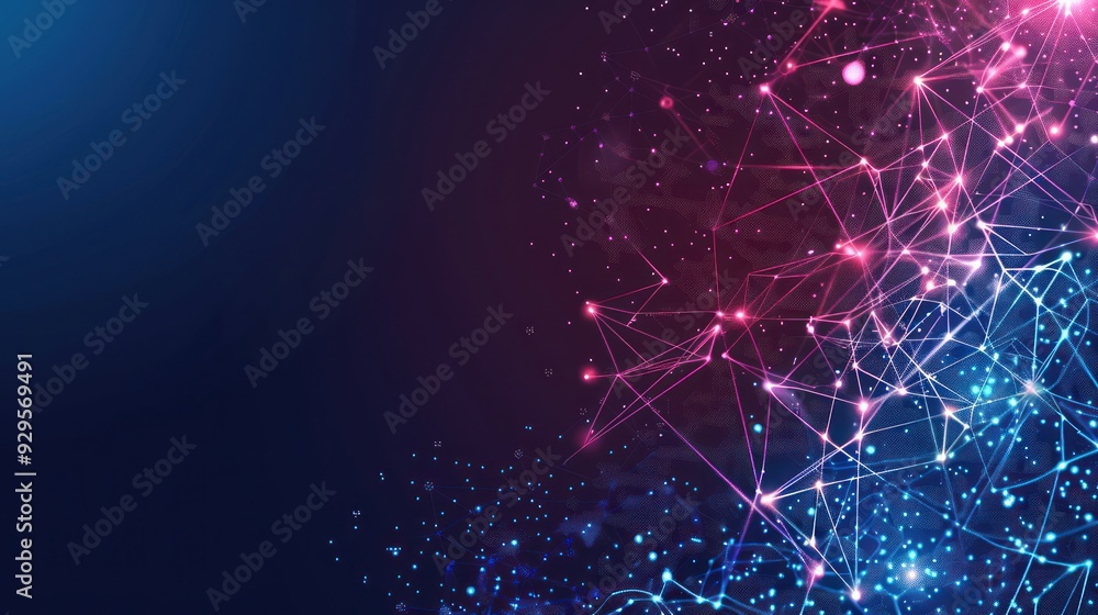 Fototapeta premium Abstract Digital Network Background