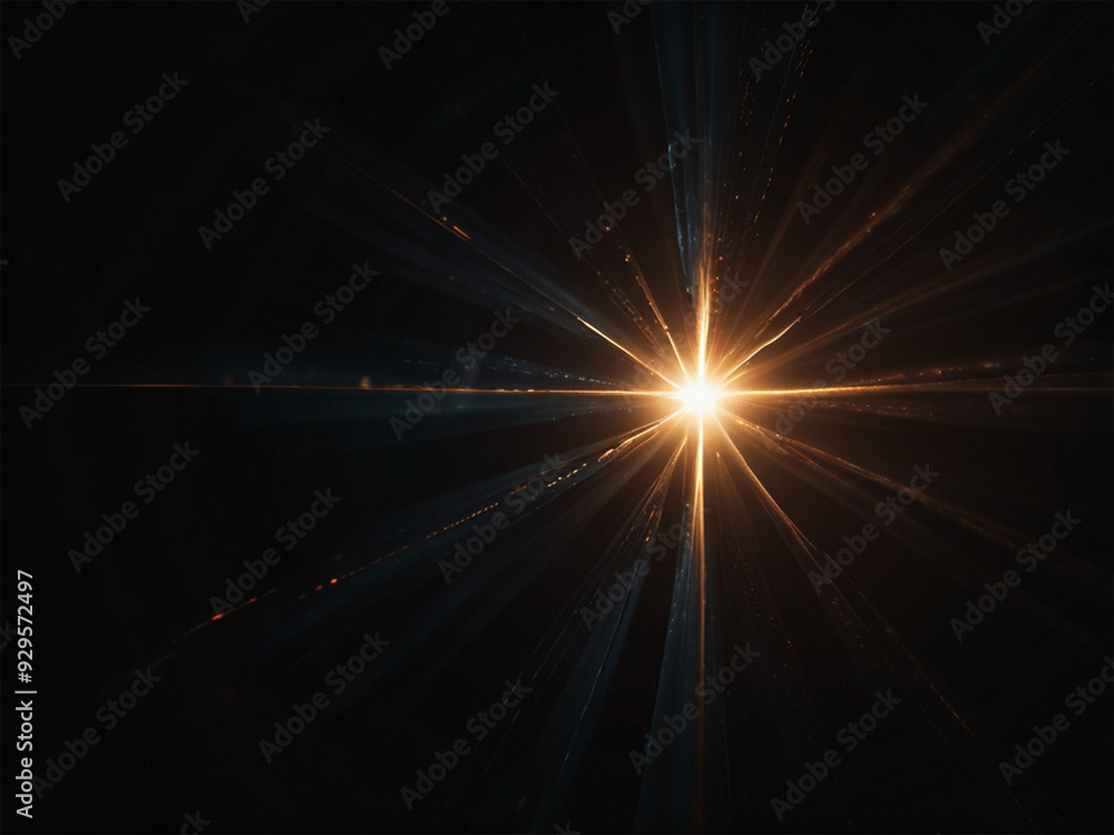 white light lens flare effect in black background white light lens flare effect in black background