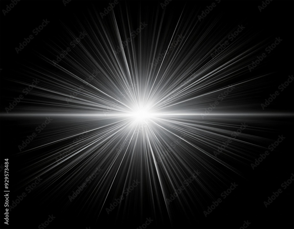 white light lens flare effect in black background white light lens flare effect in black background