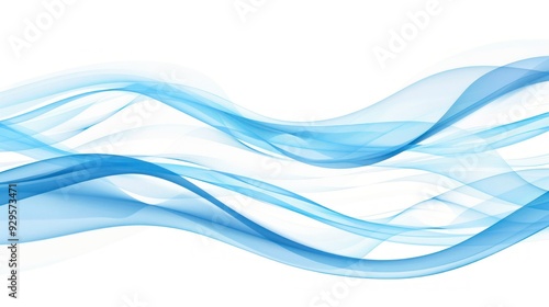 Abstract Blue Wave Design