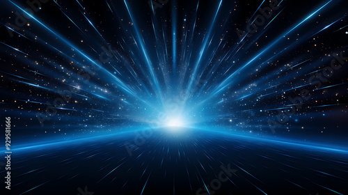 Blue technology abstract background