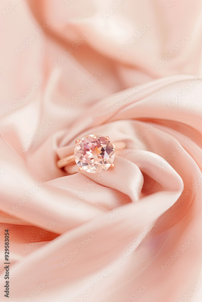 Romantic Morganite in Rose Gold Romantic Morganite in Rose Gold