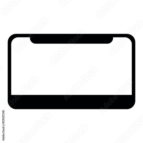 Blank license plate icon vector, car name plate icon, blank white license plate frame icon vector flat trendy illustration isolated on white background.