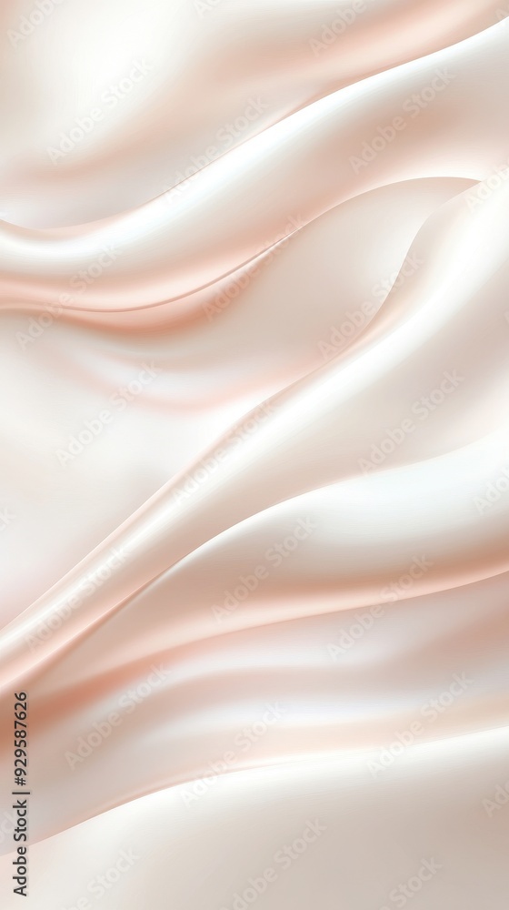 Fototapeta premium A white fabric with a pattern that looks like a wave