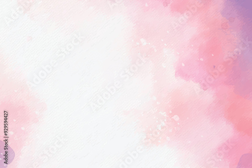 Hand painted pastel coloured watercolour frame background