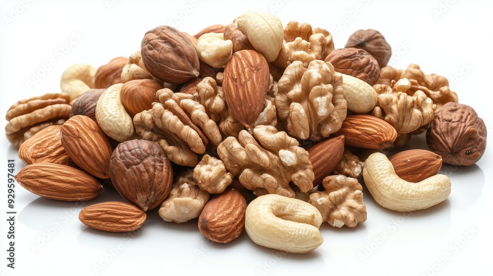 Collection of dry fruit isolated on a white background Collection of dry fruit isolated on a white background
