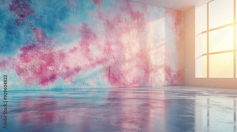 soft watercolor pastel illustration of light reflecting on a blank wall, creating a serene and contemplative atmosphere with gentle hues and subtle textures soft watercolor pastel illustration of light reflecting on a blank wall, creating a serene and contemplative atmosphere with gentle hues and subtle textures