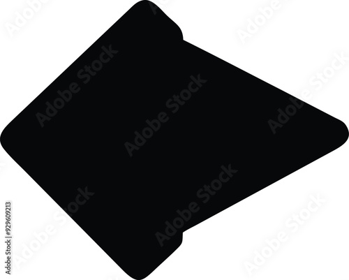 a black arrow pointing down on a white background