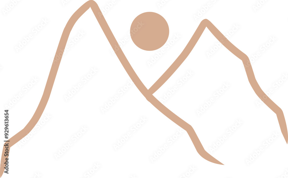 Desert Handrawn Element Desert Handrawn Element