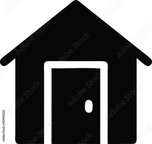 house icon with door 