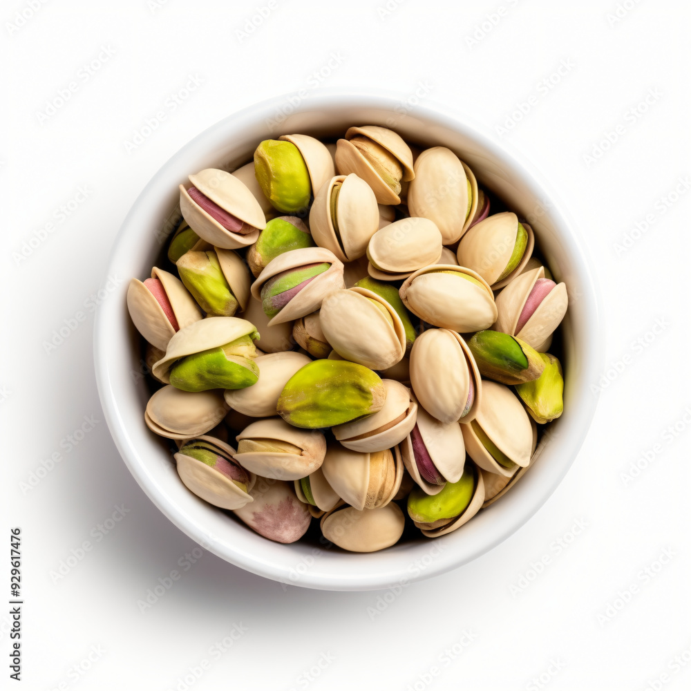 Pistachios in bowl Pistachios in bowl