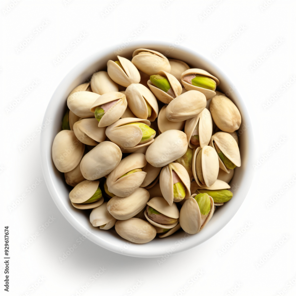 Pistachios in bowl Pistachios in bowl