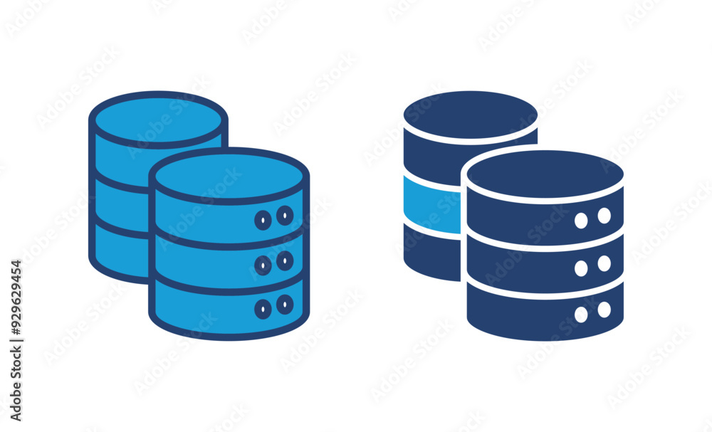 Database icon vector. database vector icon Database icon vector. database vector icon