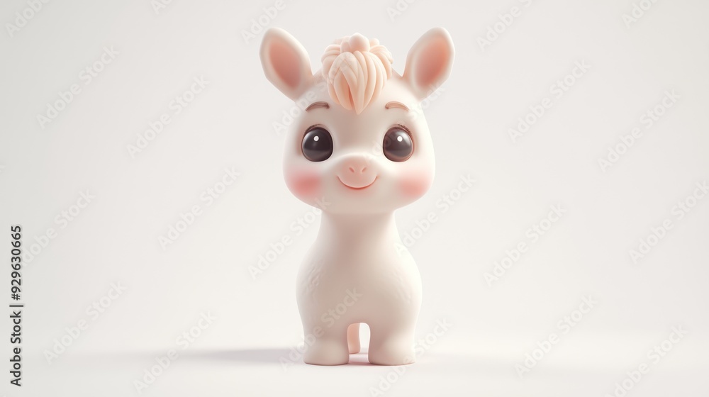Cute White Pony Toy Cute White Pony Toy
