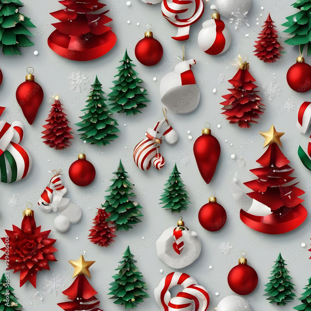 Happy Christmas background and poster . Digital art style Christmas scene with traditional concept Happy Christmas background and poster . Digital art style Christmas scene with traditional concept