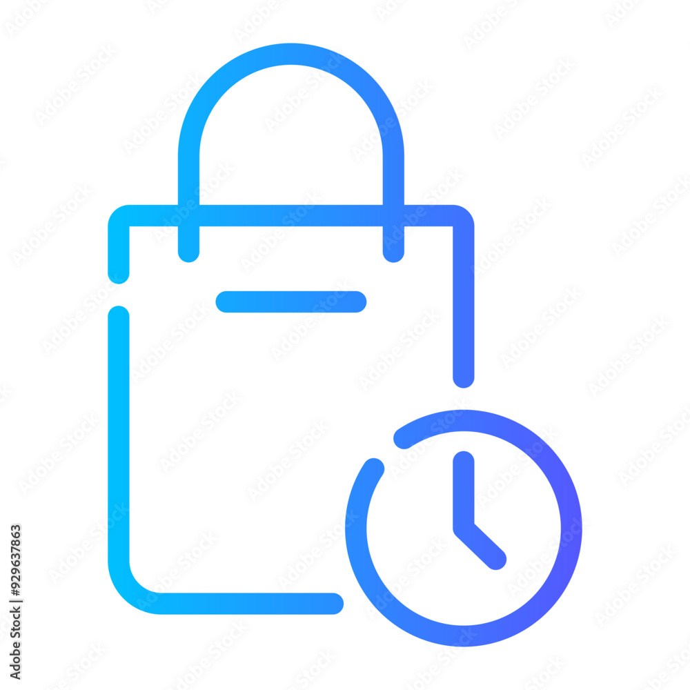 shopping gradient icon shopping gradient icon