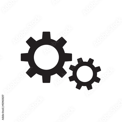 setting Icon vector illustration. Cog settings sign or Gear Sign icon for web and app..eps