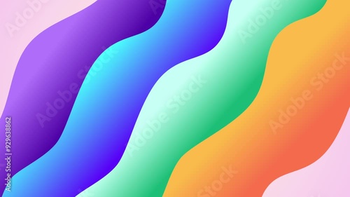 Gradient Wave  Video Background