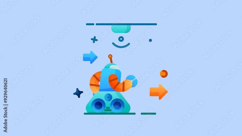 Motion Sensor Animated Illustration Motion Sensor Animated Illustration