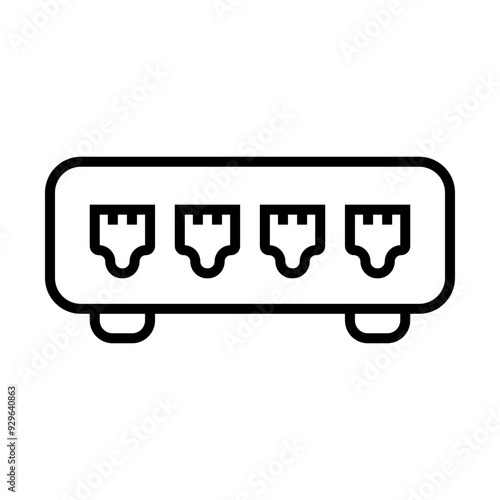 Network Switch icon Design