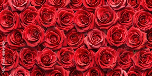 Seamless background featuring beautiful red roses, roses, flowers, seamless, background, floral, pattern, red, petals