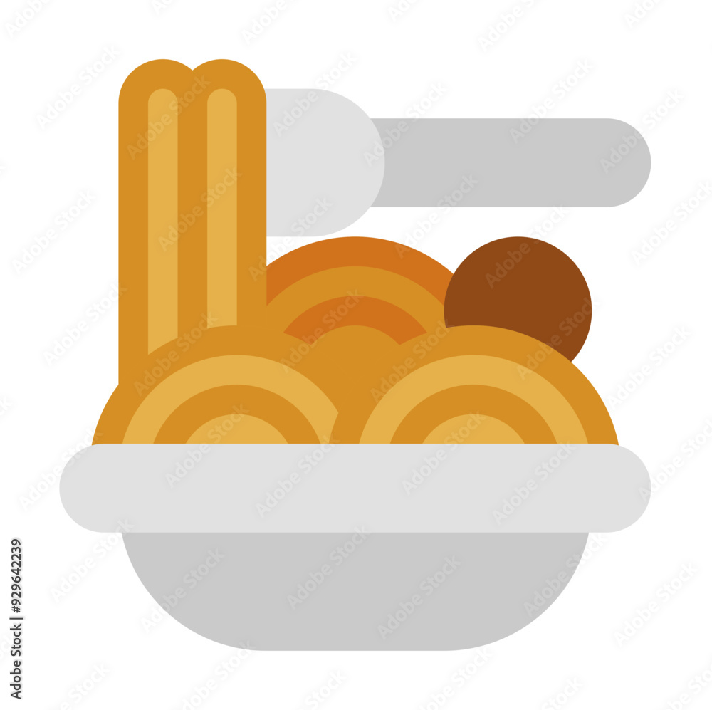 Spaghetti Icon in Flat Style Suitable for Web, Apps, Presentation, or Printable Meanings Spaghetti Icon in Flat Style Suitable for Web, Apps, Presentation, or Printable Meanings
